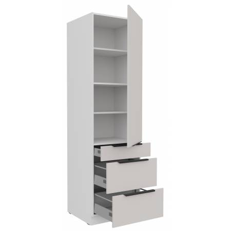 Słupek kuchenny z szufladami 60 cm kaszmir + biały CAROL 60 DKS-210 3S1F